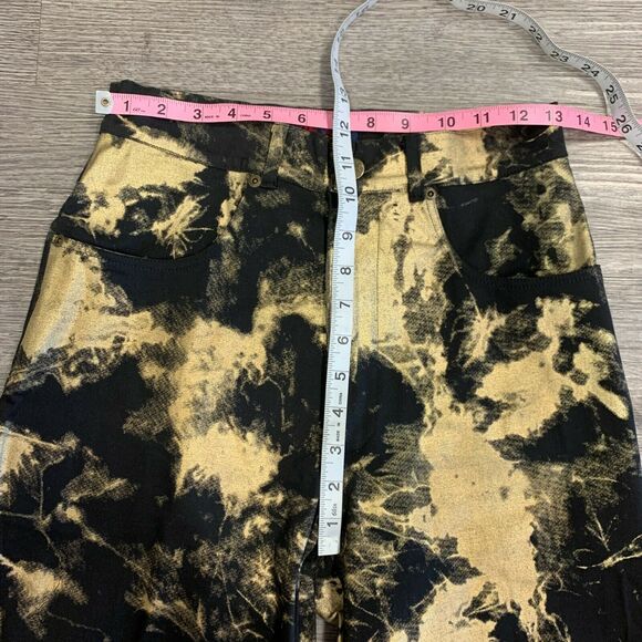 Panhandle Slim Metallic Coated Jeans Women Size 3/4 Rock n Roll High Rise Skinny - Picture 6 of 10